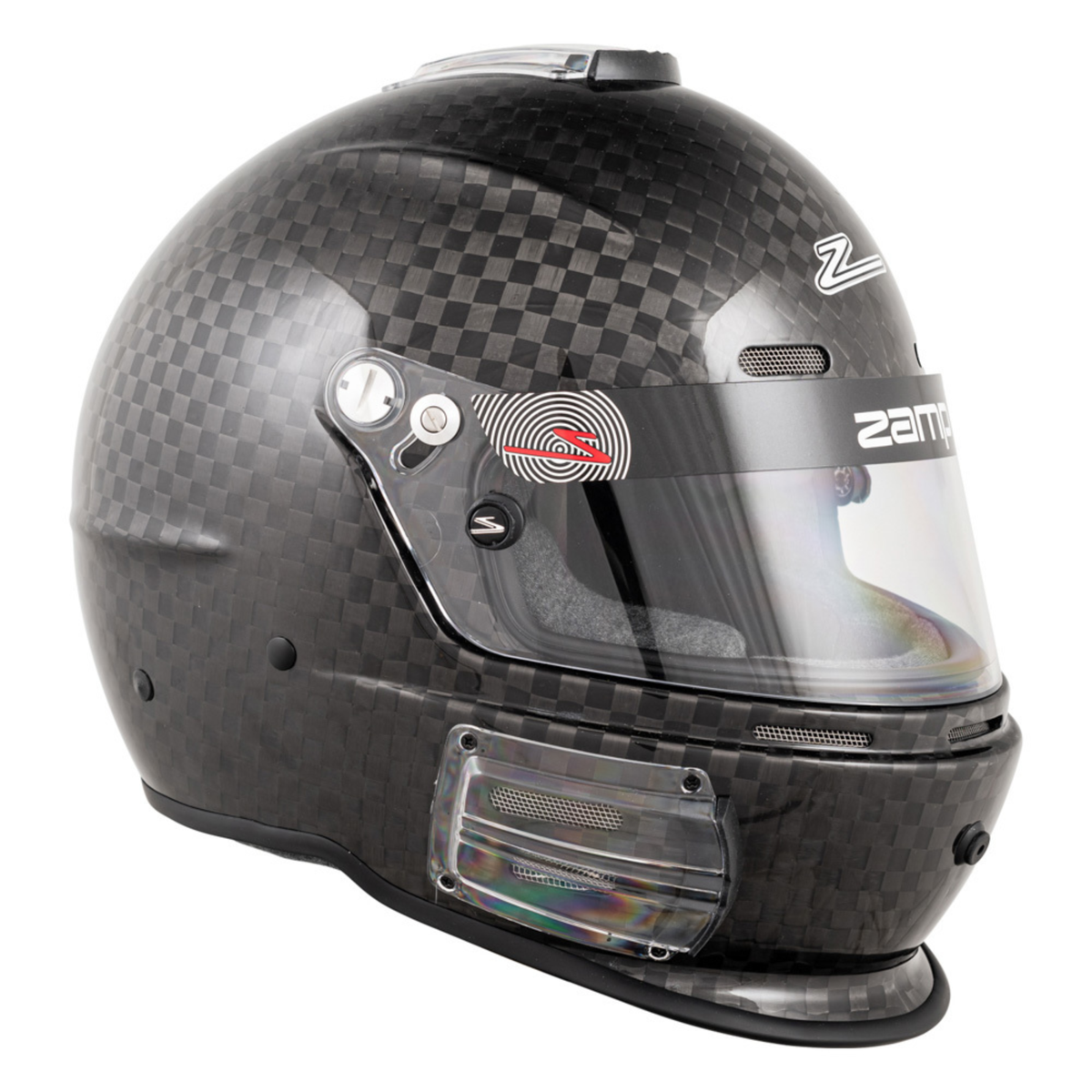 The side of the SA2025 Zamp Racing RZ-66C Racing Helmet.