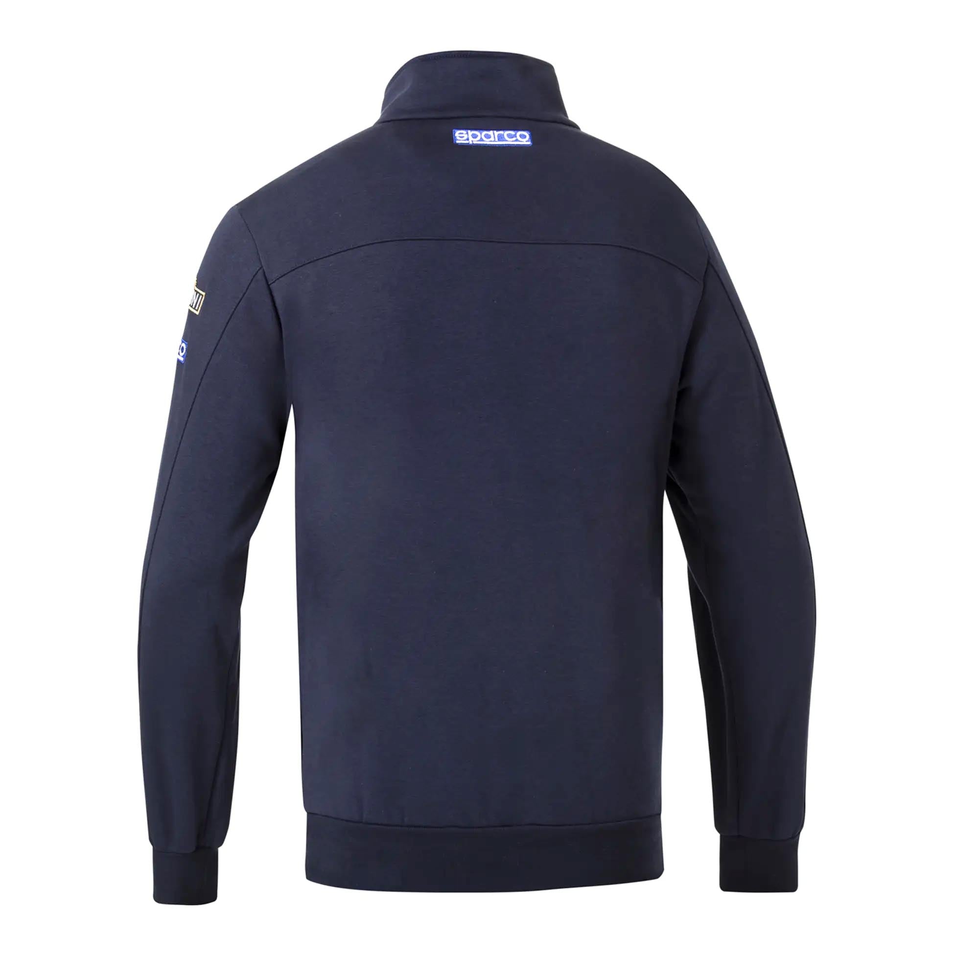 The back of the Sparco Martini Racing Half Zip Sweatshirt.