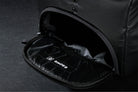 The LVRY CRRY Gear Bag from LVRY showing the shoe storage compartment.