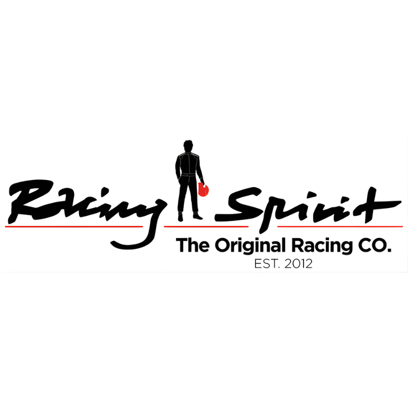 The Racing Spirit logo, featuring a silhouette of a person and text, on a white background, on the VTD Racing brands page.