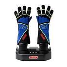 The Simpson Helmet & Equipment Dryer from Simpson with racing gloves.