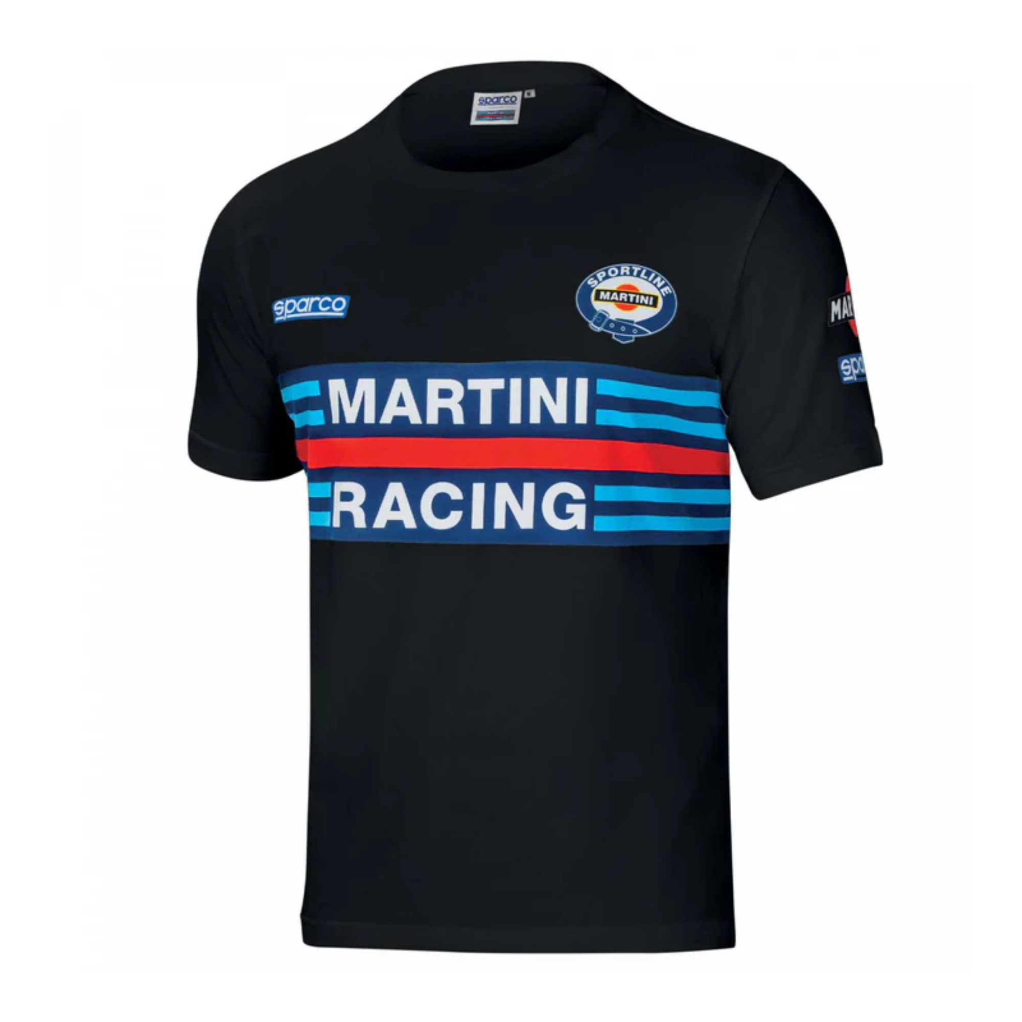 The black Sparco Martini T-Shirt from Sparco.