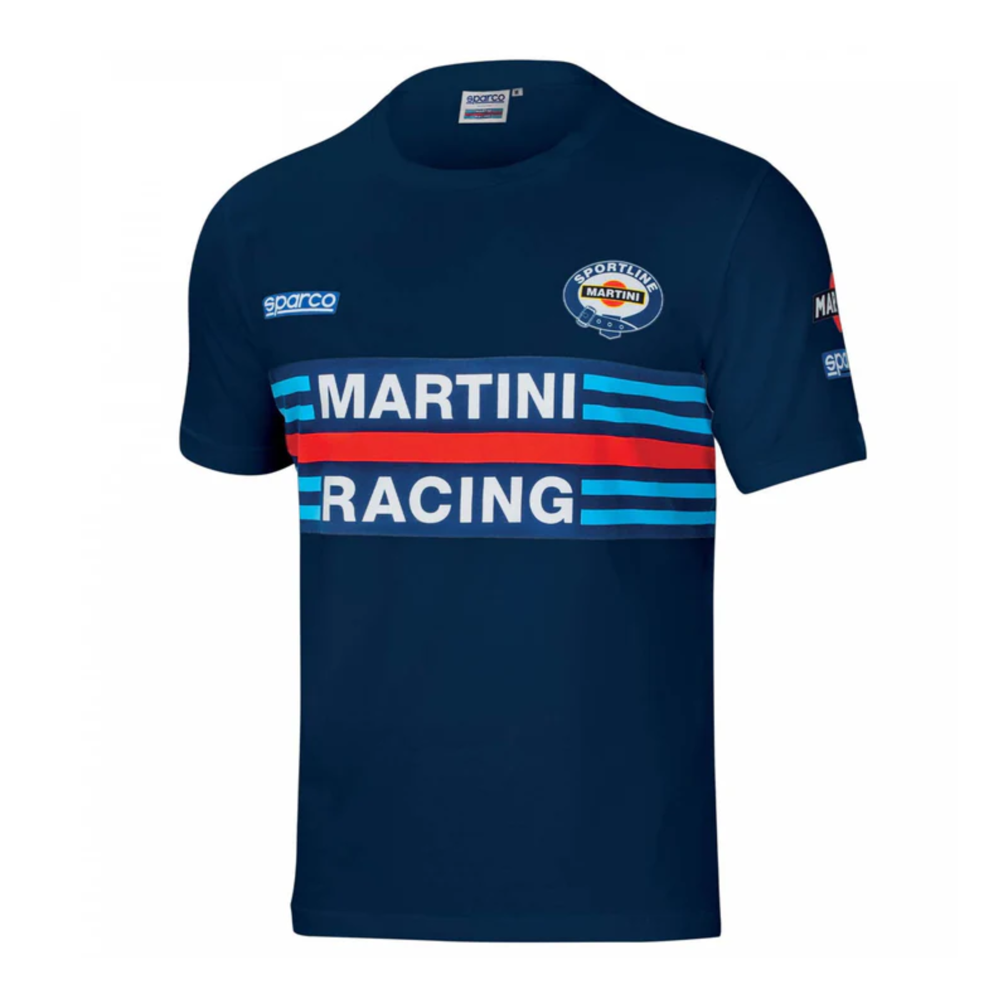 The navy Sparco Martini T-Shirt from Sparco.