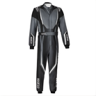 The gray and black Sparco Prime K Advanced Youth Kart Racing Suit from Sparco.