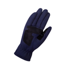 The front of the navy Sparco Sport Drive Wool Driving Gloves from Sparco showing the palm and grip.