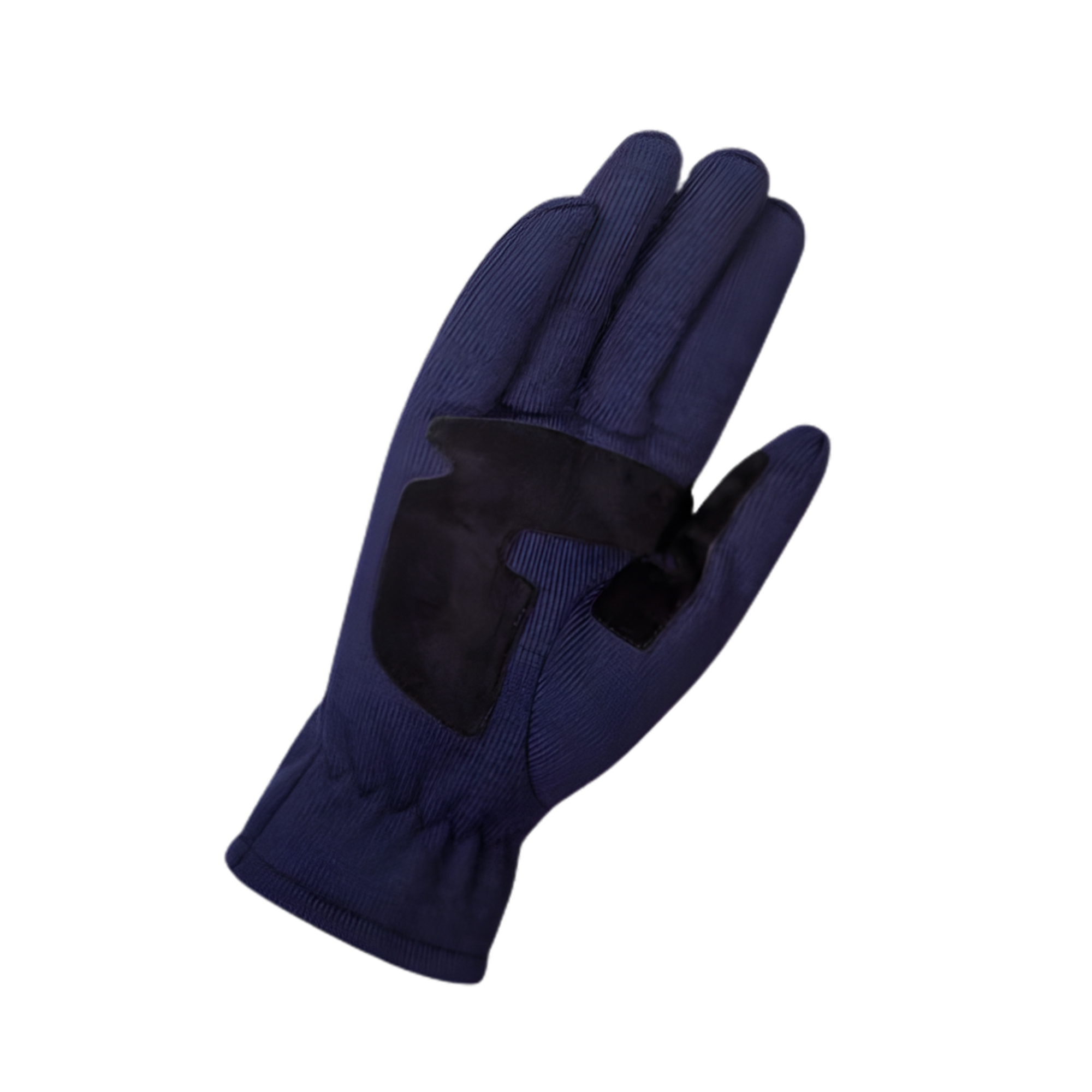 The front of the navy Sparco Sport Drive Wool Driving Gloves from Sparco showing the palm and grip.