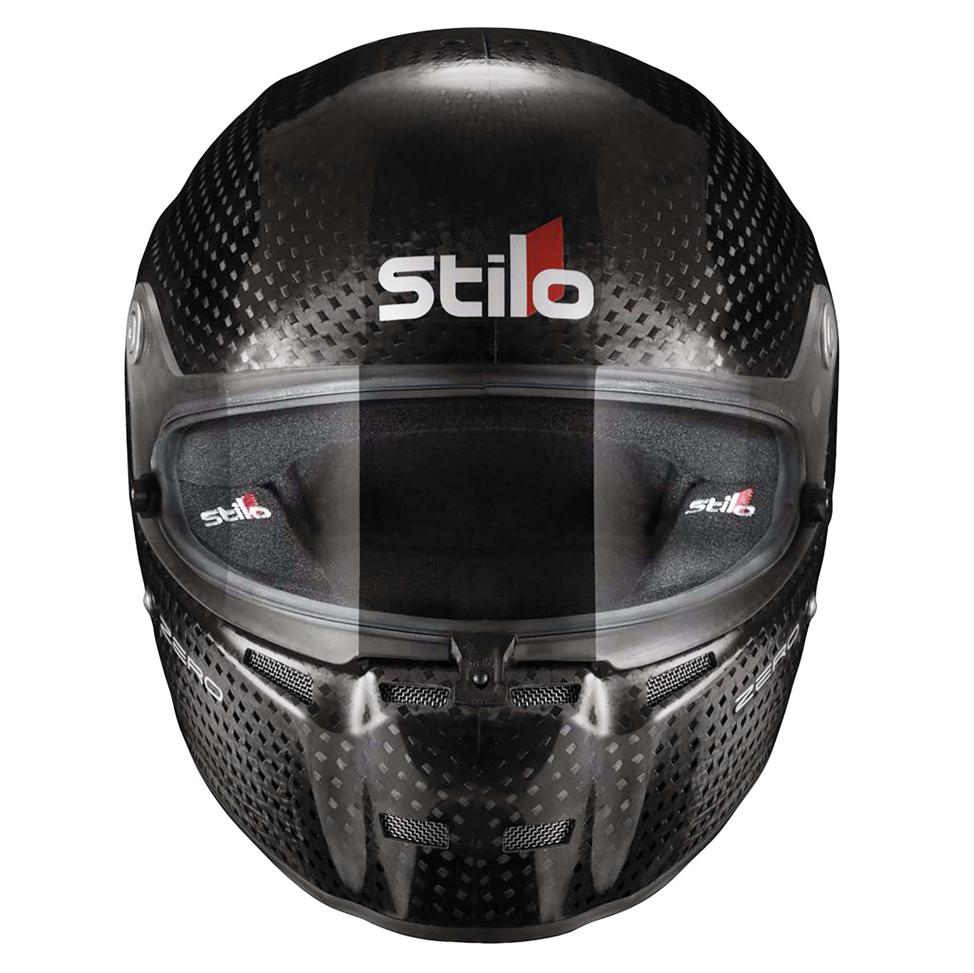 The front of the Stilo ST5 FN Zero FIA8860-2018 Helmet.