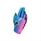 The orange purple and white Alpinestars Sim Gaming Gloves - Graphic 2 from Alpinestars.