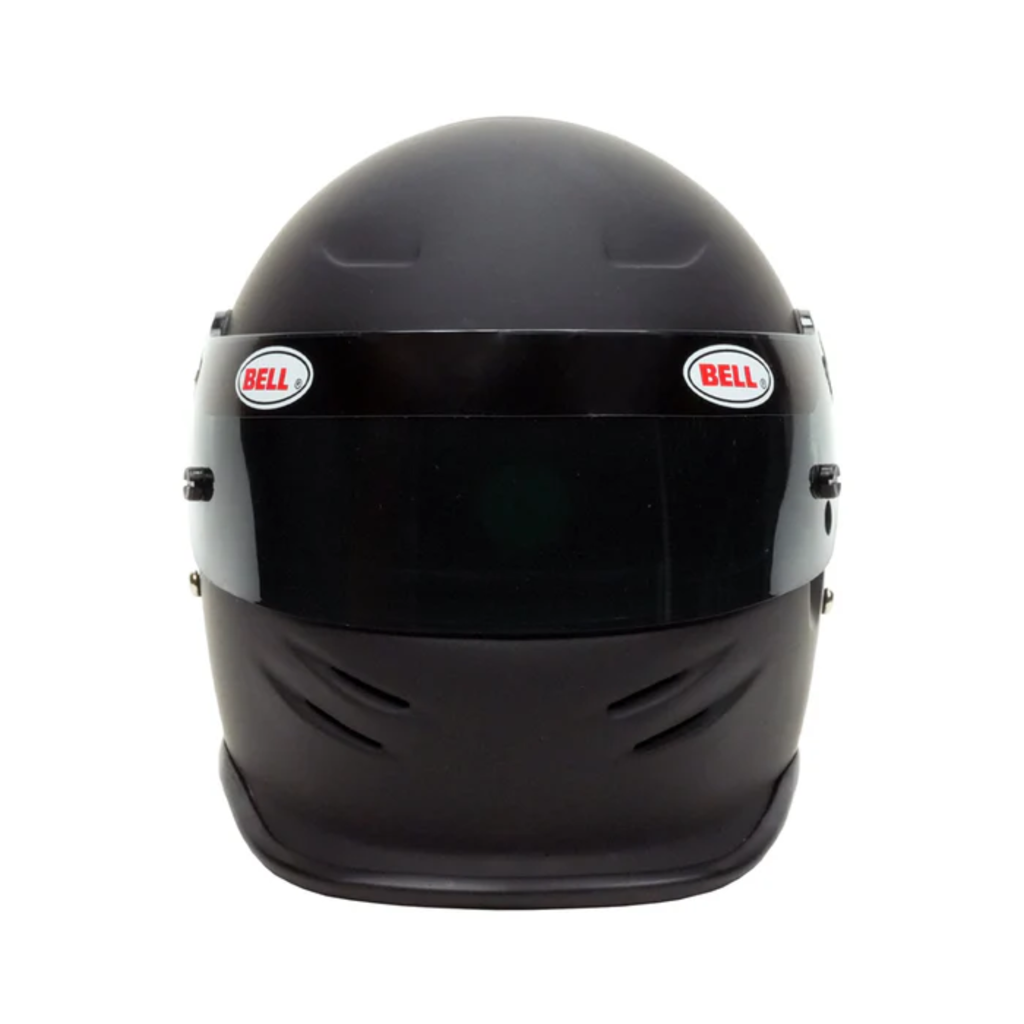 The matte black Bell K.1 Signature Mini Helmet from Bell from the front.