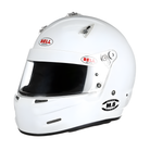 The white Bell M.8 SA2020 Helmet from Bell, ideal for racing and track days.