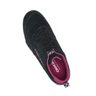 The black Chicane Speedster Women's Shoes from Chicane with pink accents from the top.