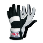 The black and white G-Force G5 Racing Gloves from G-Force available in various sizes.