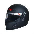 The flat black G-Force Junior CMR Youth Karting Helmet from G-Force.