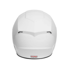 The white G-Force Nova Open Face SA2020 Helmet from G-Force from the back.