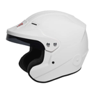 The white G-Force Nova Open Face SA2020 Helmet from G-Force from the side.