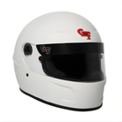 The white G-Force Rift Air SA2020 Helmet from G-Force from an angle.