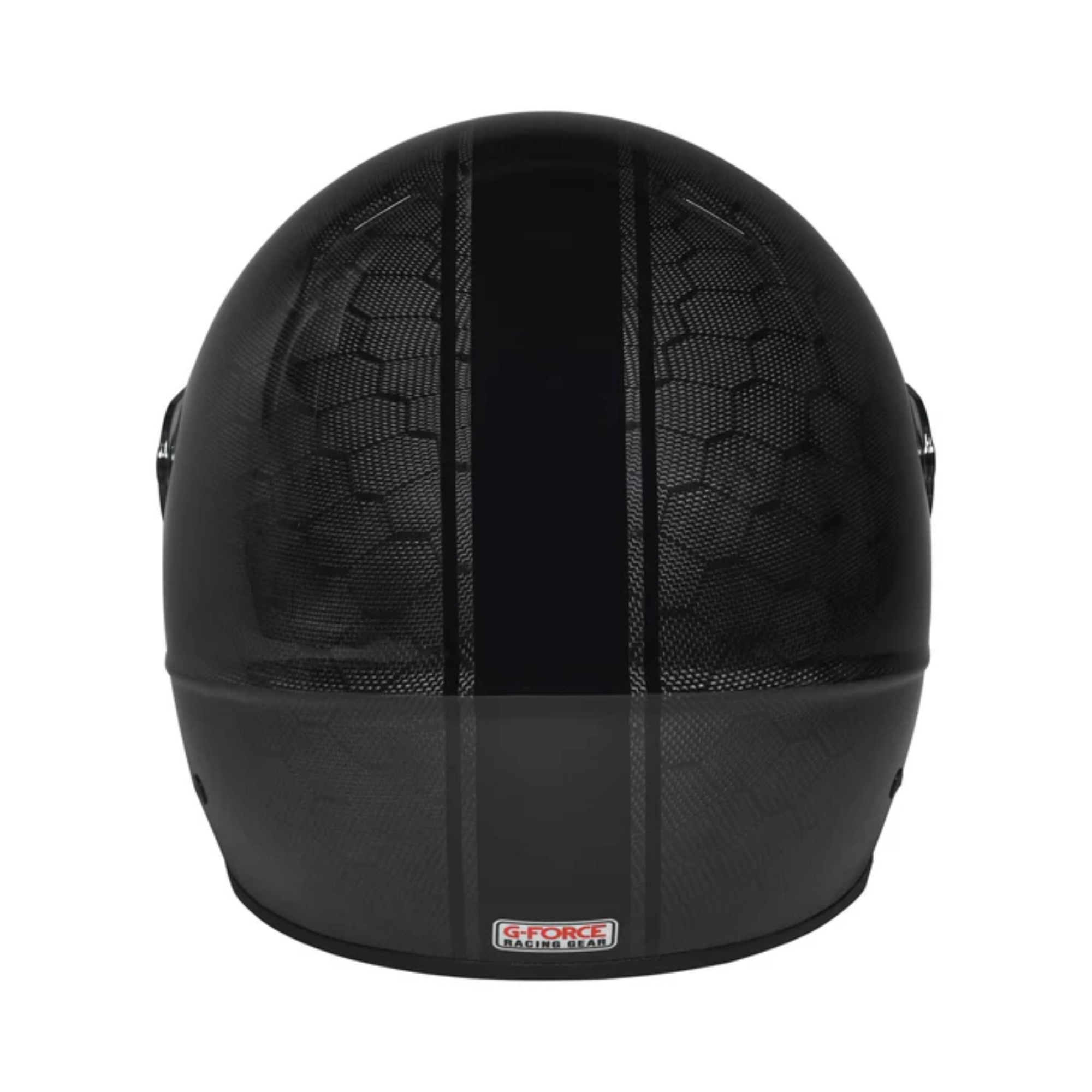 The black G-Force Rift Carbon SA2020 Helmet from G-Force from the back.