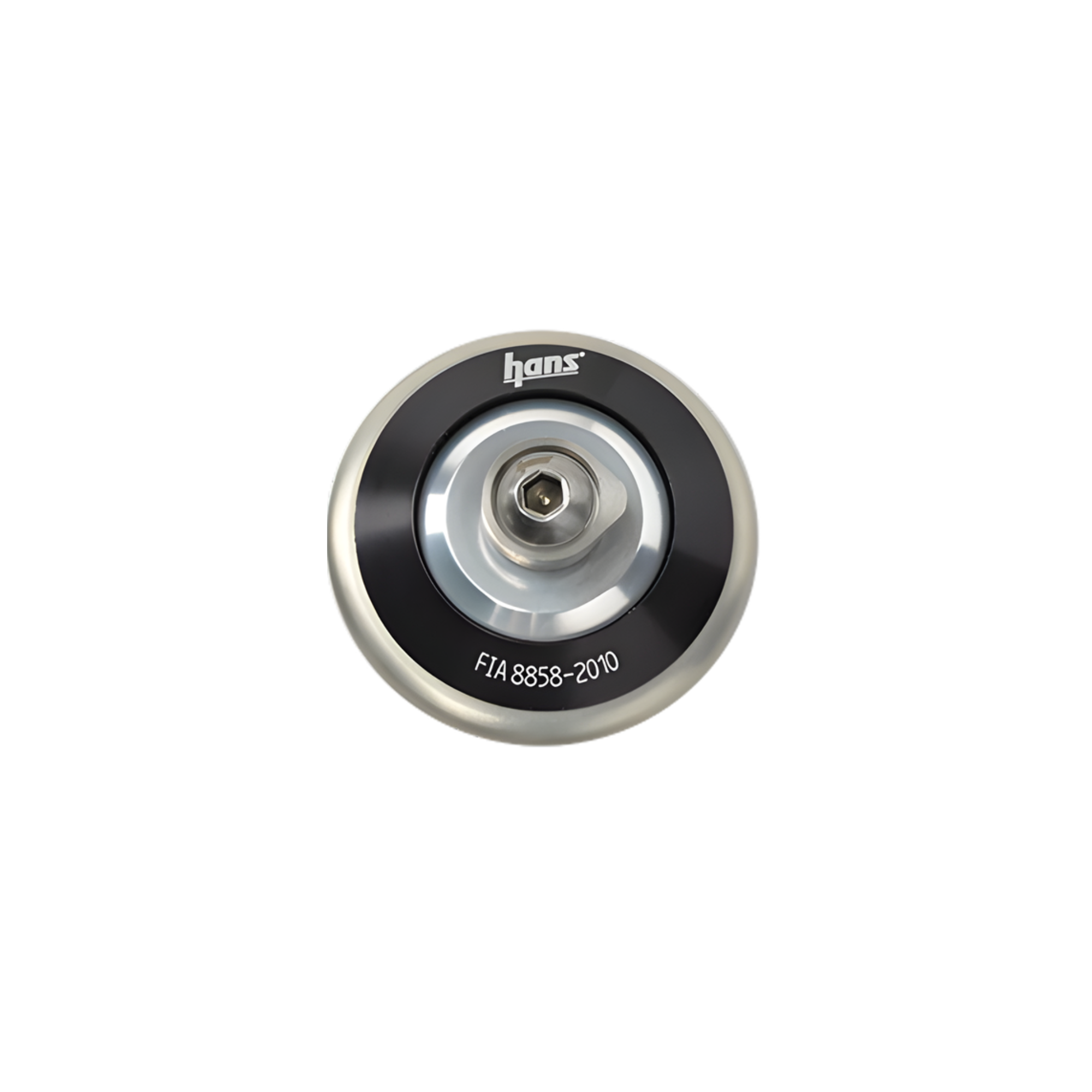 The black Hans Pro Post Anchor Set - For M6 Threaded Helmets from HANS.