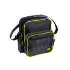 The black OMP Co-Driver Plus Backpack from OMP with yellow accents.