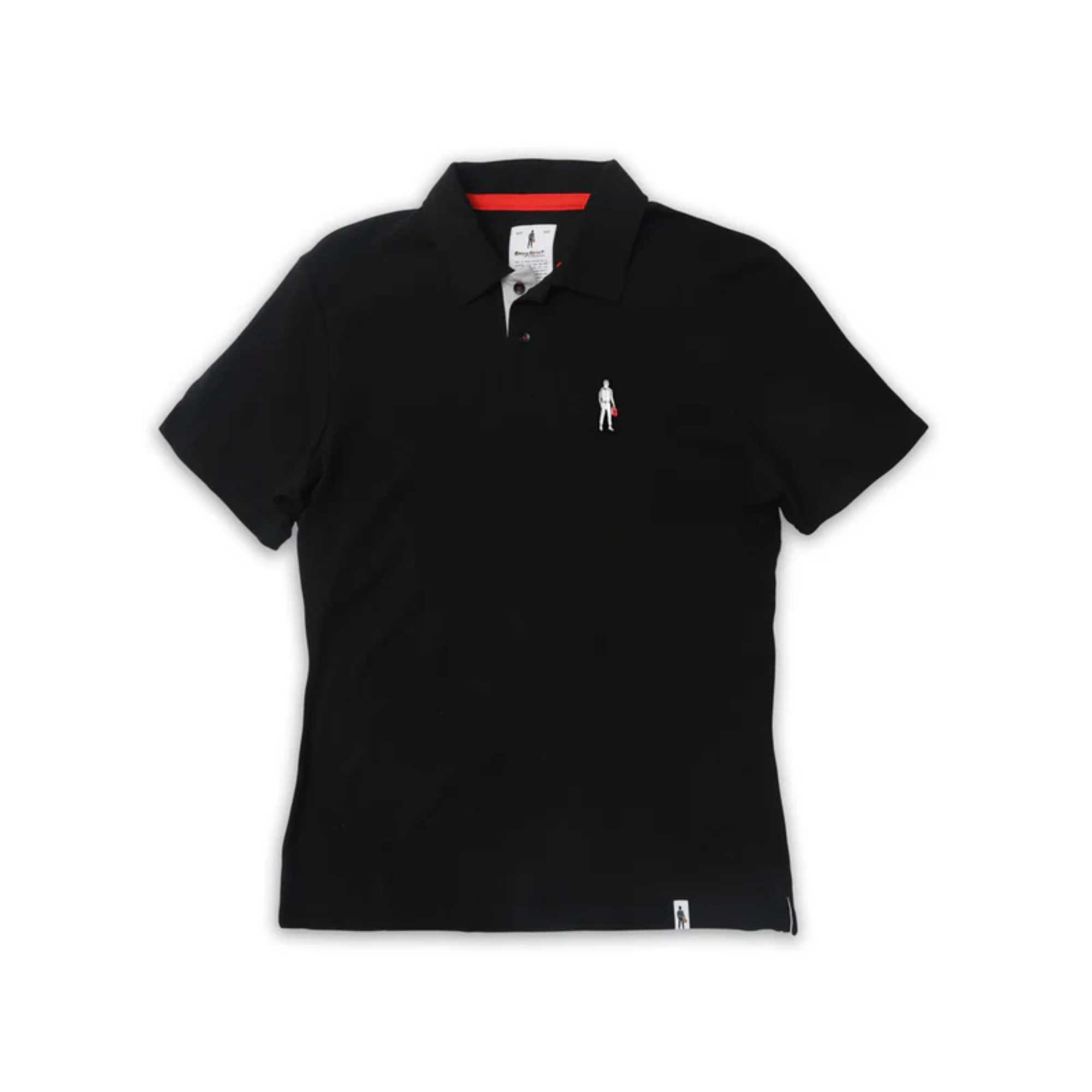 The black Racing Spirit Icon Polo Shirt from Racing Spirit (OMP).