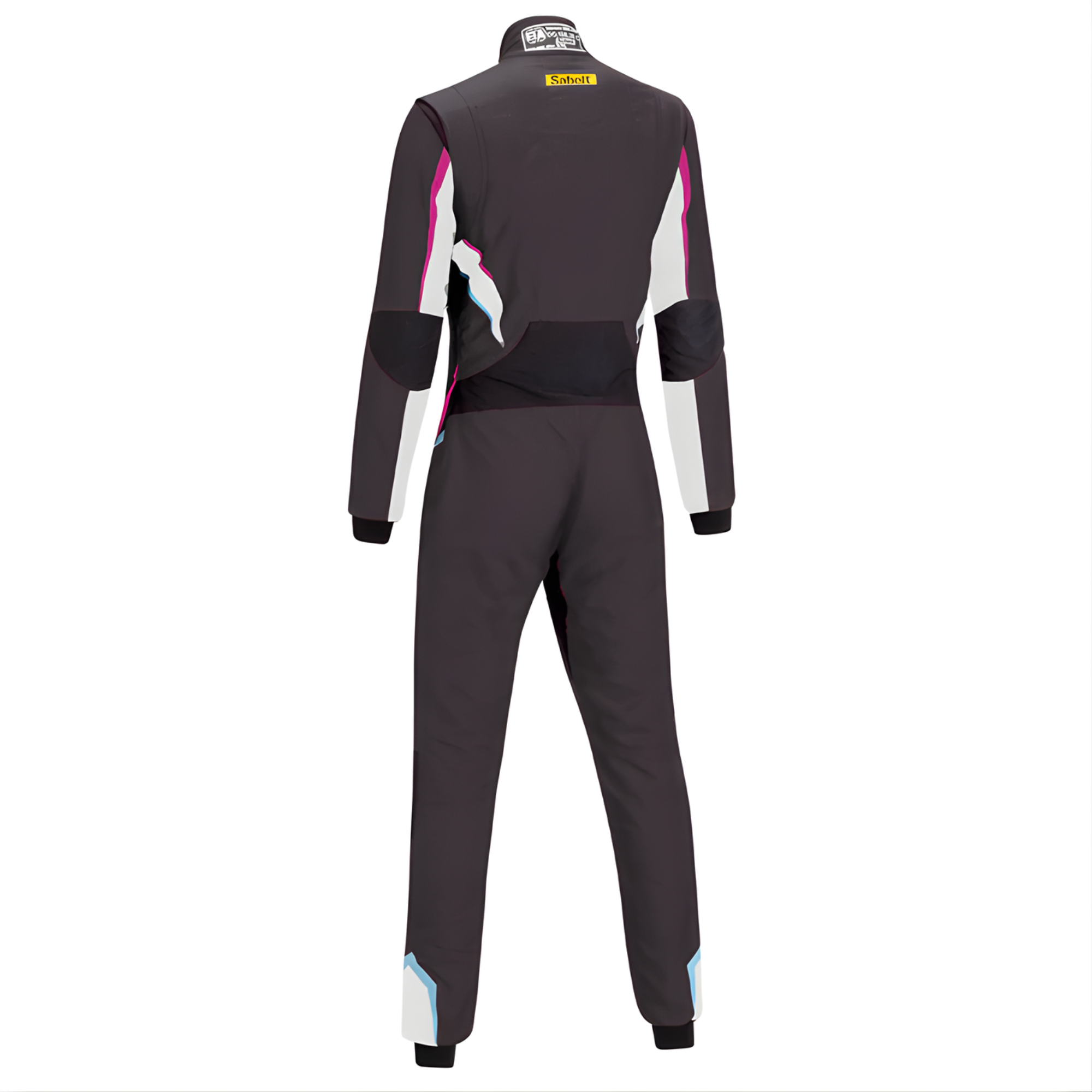 The back of the black Sabelt Hero Superlight TS-10 Ladies Racing Suit from Sabelt.