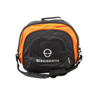 The Schuberth Helmet & Hans Bag from Schuberth featuring black and orange colors.