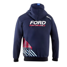 The back of the navy Sparco Ford Performance Hooded Sweatshirt from Sparco.