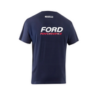 The navy Sparco Ford Performance T-Shirt from Sparco from the back.