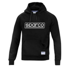The front of the black Sparco Frame Hoodie from Sparco.