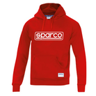 The front of the red Sparco Frame Hoodie from Sparco.