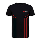 The Sparco Gaming Rookie T-Shirt from Sparco featuring red and black colors.