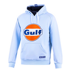 The front of the celeste Sparco Gulf Hoodie Sweatshirt from Sparco.