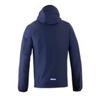 The back of the navy blue Sparco Gulf SL Windbreaker Jacket from Sparco.