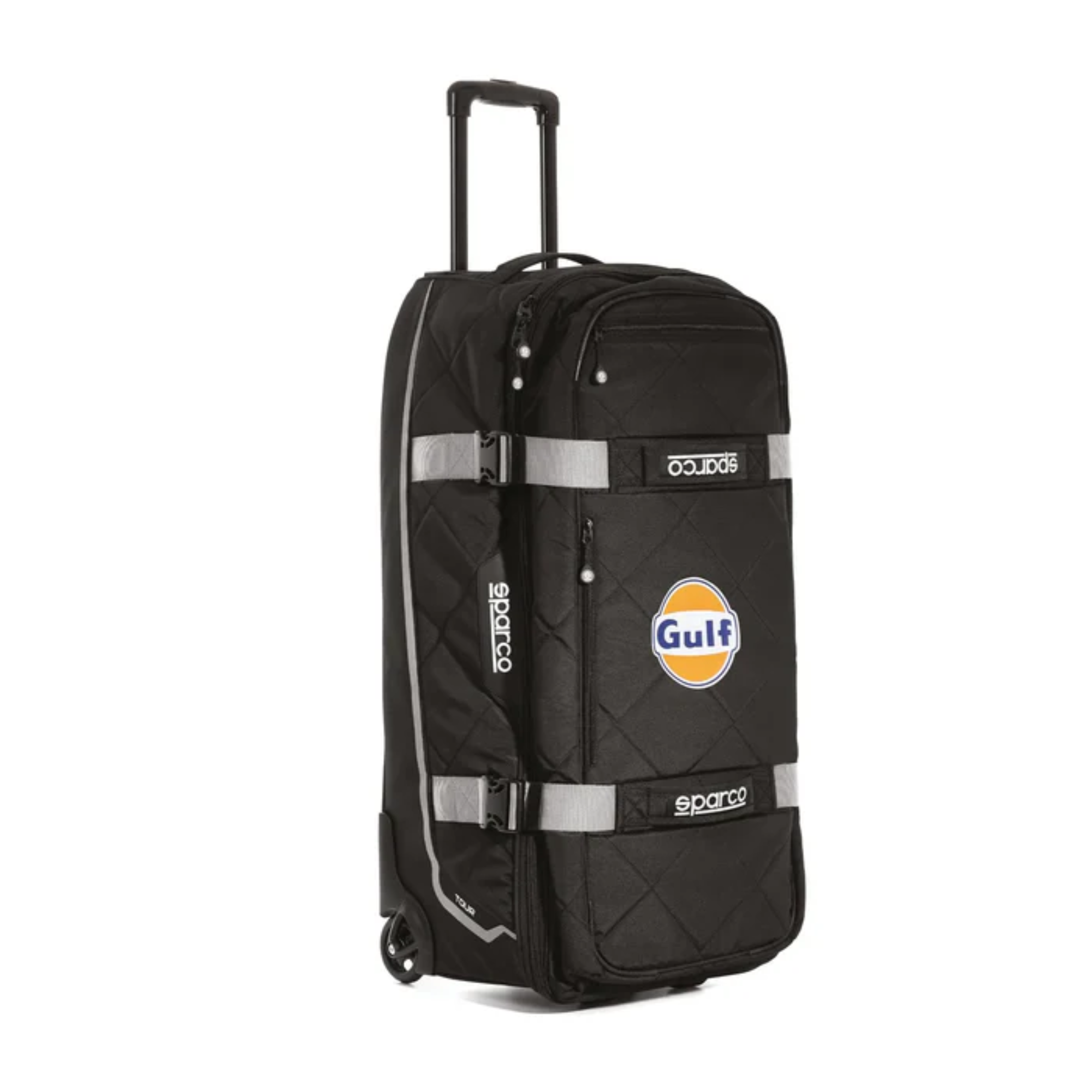 The black and silver Sparco Gulf Tour Bag from Sparco.