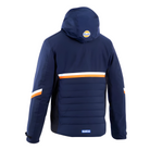The back of the navy blue Sparco Gulf Winter Jacket from Sparco.
