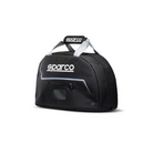 The front of the black and silver Sparco Helmet Bag from Sparco.