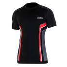 The front of the red and black Sparco Hyper-T Gaming T-Shirt from Sparco.