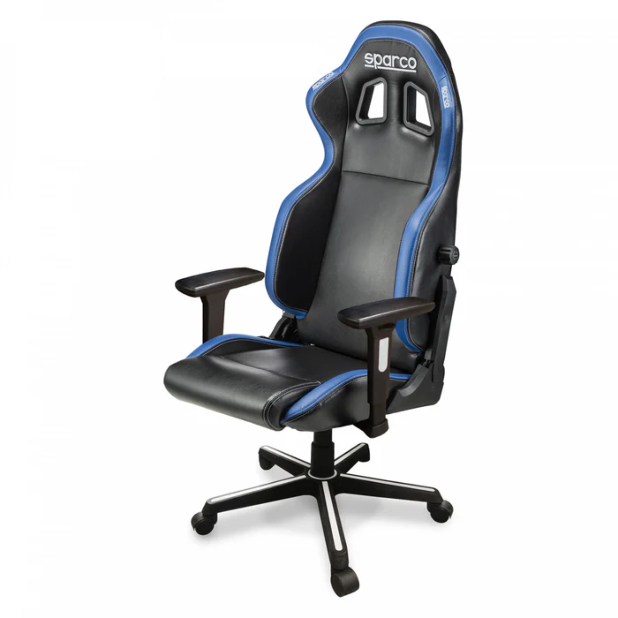 The black and blue Sparco Icon Gaming Chair from Sparco.