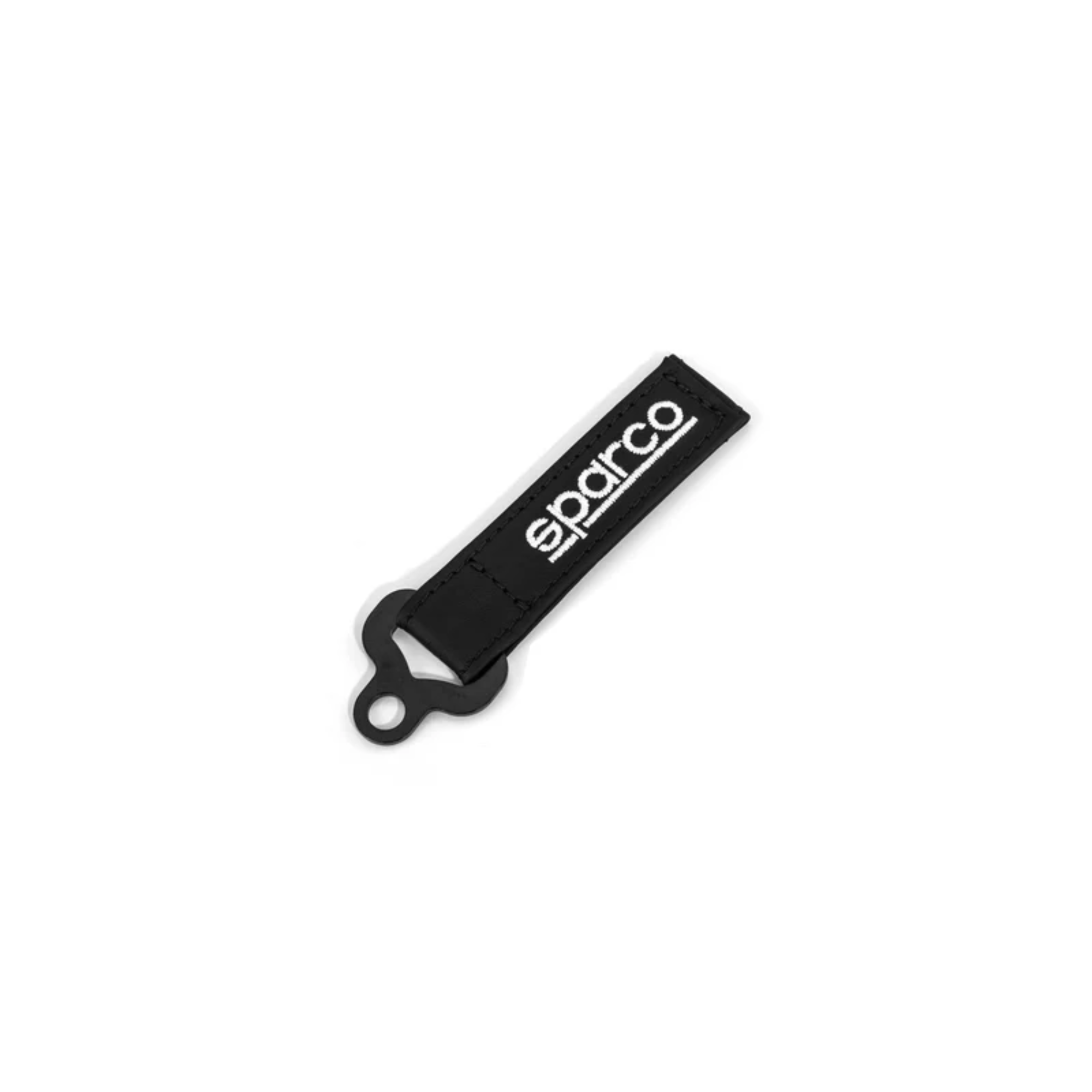 The black Sparco Leather Keychain from Sparco.