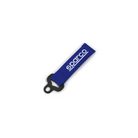 The blue Sparco Leather Keychain from Sparco.