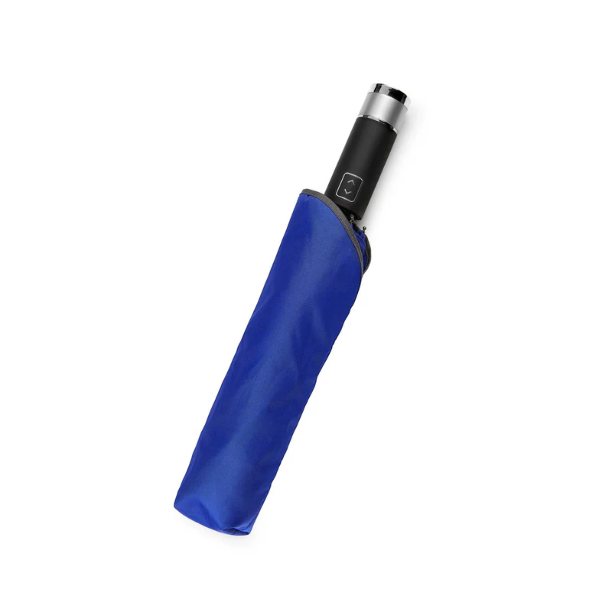 The blue and gray Sparco LED Umbrella from Sparco closed.