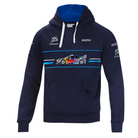 The navy blue Sparco M-Sport WRC Hoodie Sweatshirt from Sparco.