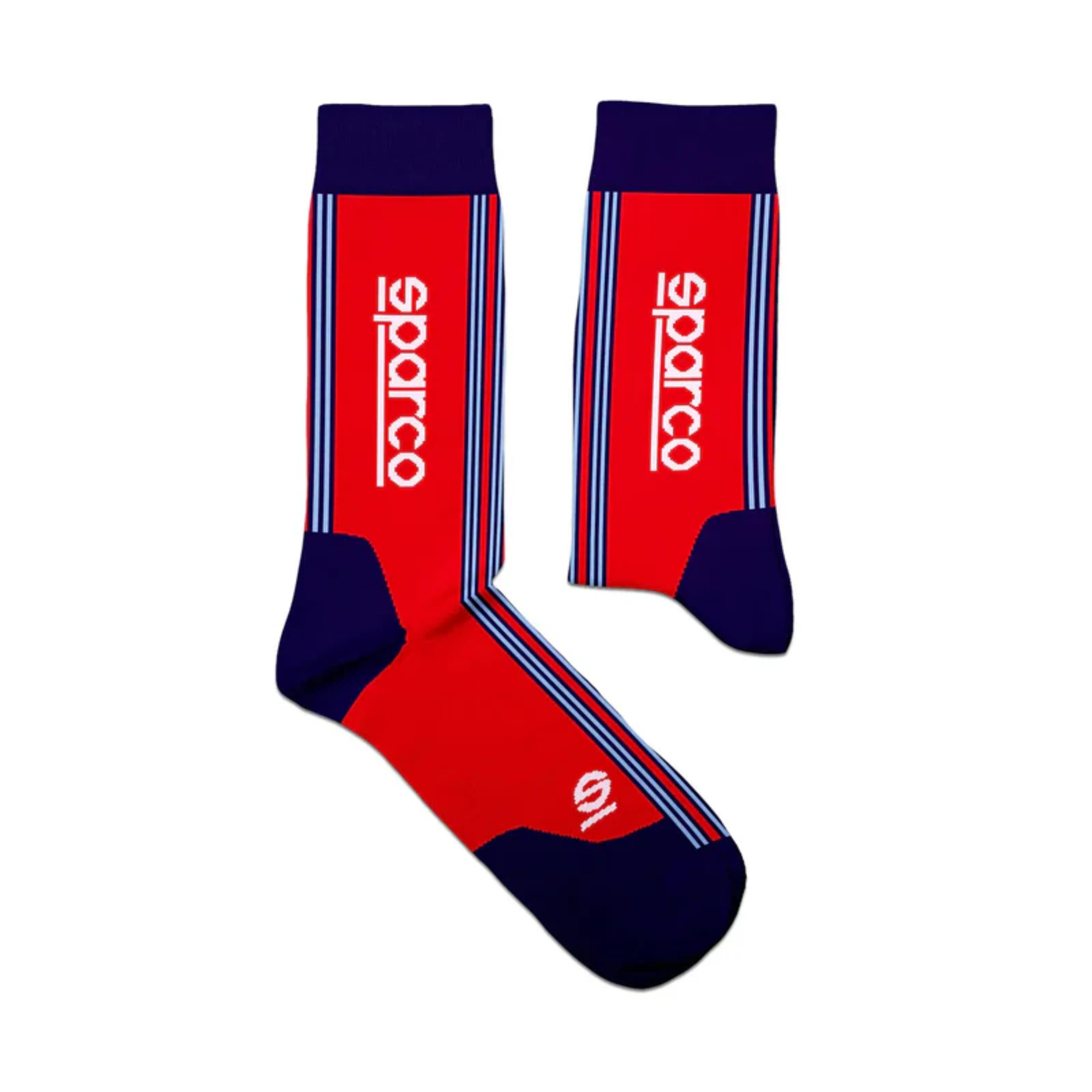 The red and navy Sparco Martini Iconic Design Socks from Sparco.