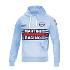 The celeste Sparco Martini Racing Hooded Sweatshirt from Sparco.