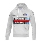 The gray Sparco Martini Racing Hooded Sweatshirt from Sparco.