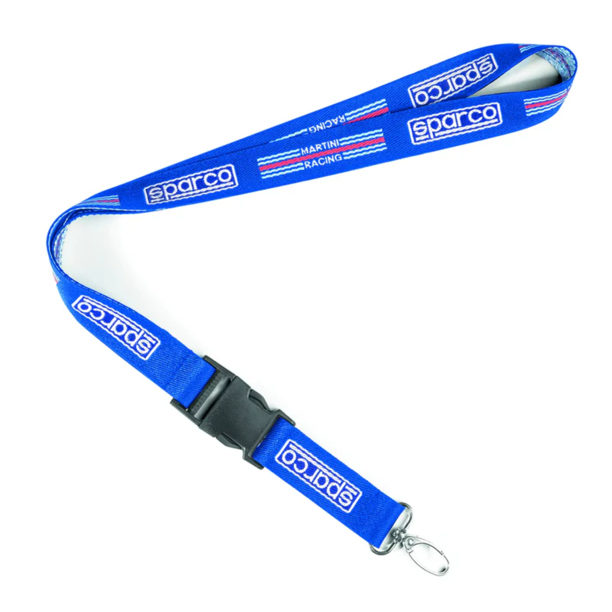 The blue Sparco Martini Racing Lanyard from Sparco.