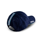 The navy Sparco Martini Racing Side-Logo Cap from Sparco from the back.