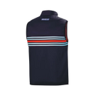 The back of the navy Sparco Martini Racing Vest from Sparco.