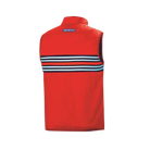 The back of the red Sparco Martini Racing Vest from Sparco.
