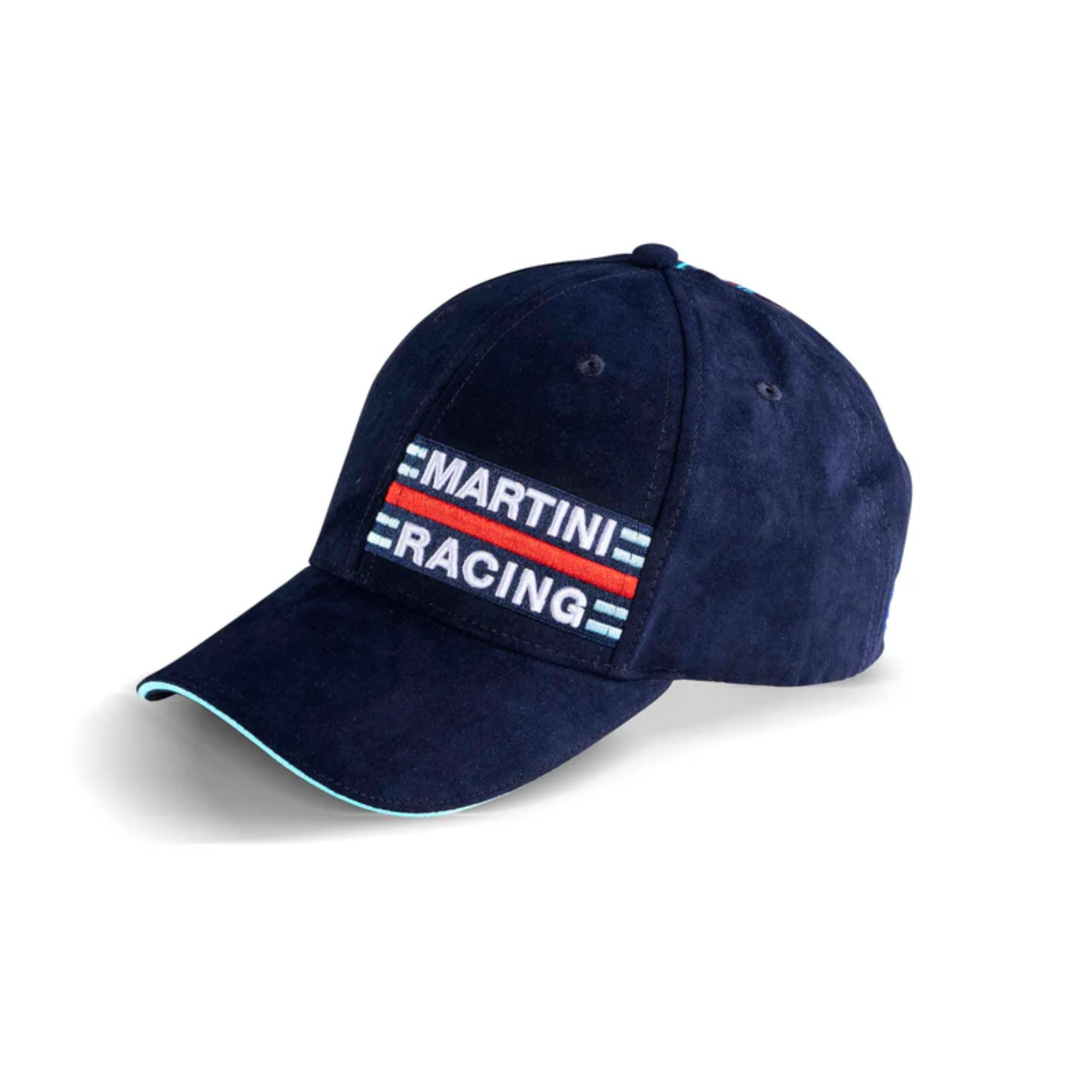 The navy Sparco Martini Racing Side-Logo Cap from Sparco from the front.